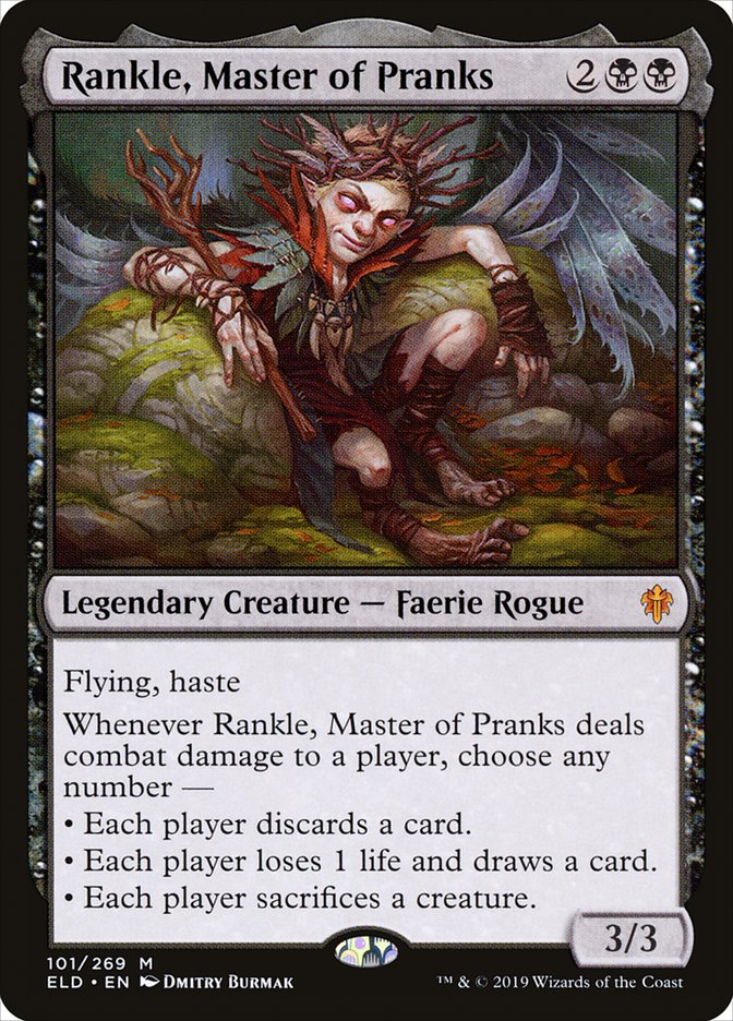 Rankle, Master of Pranks [Throne of Eldraine] [Foil]