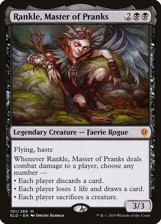 Rankle, Master of Pranks [Throne of Eldraine] [Foil]