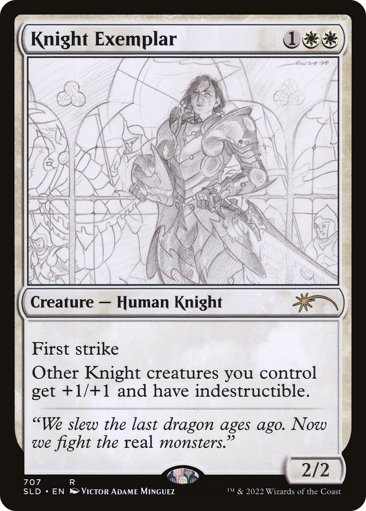Knight Exemplar (707) [Secret Lair Drop Series] [Foil]