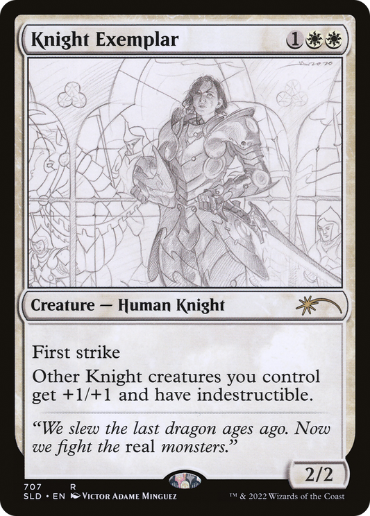 Knight Exemplar (707) [Secret Lair Drop Series] [Foil]
