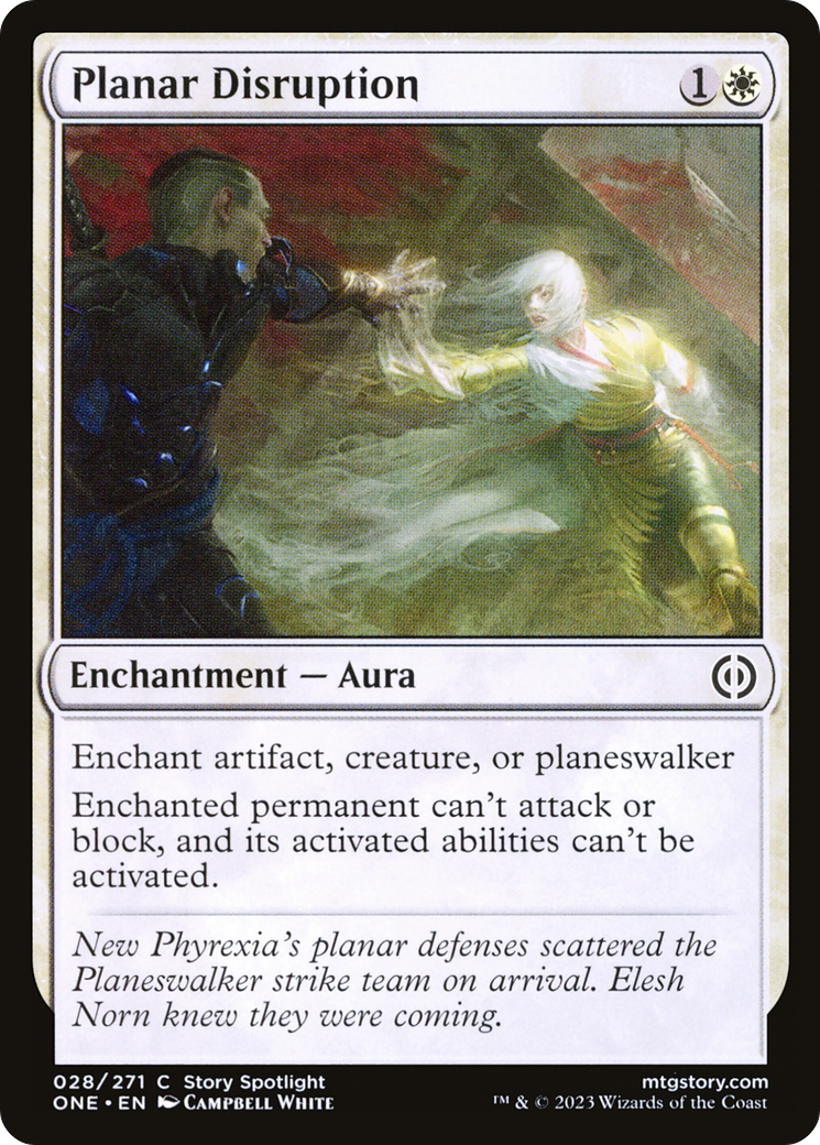 Planar Disruption [Phyrexia: All Will Be One] [Foil]