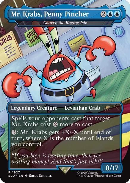 Mr. Krabs, Penny Pincher - Charix, the Raging Isle [Secret Lair Drop Series] [Foil]