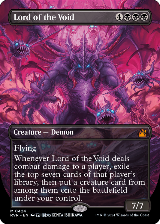 Lord of the Void (Anime Borderless) [Ravnica Remastered] [Foil]