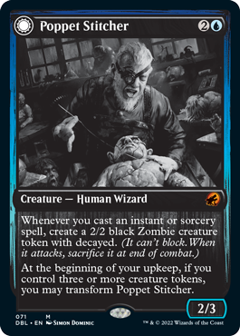 Poppet Stitcher // Poppet Factory [Innistrad: Double Feature] [Foil]