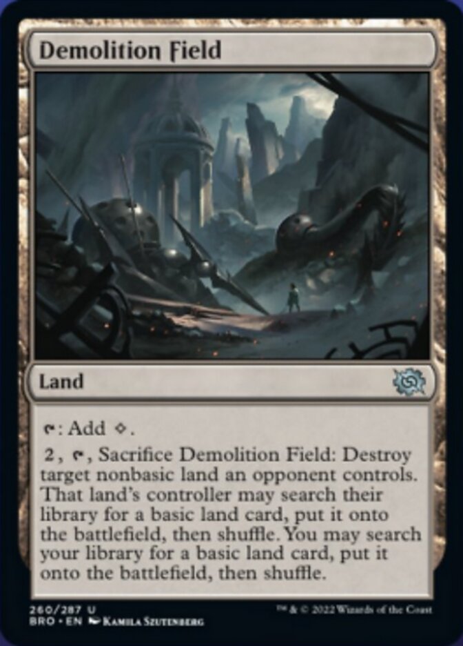 Demolition Field [The Brothers' War] [Foil]