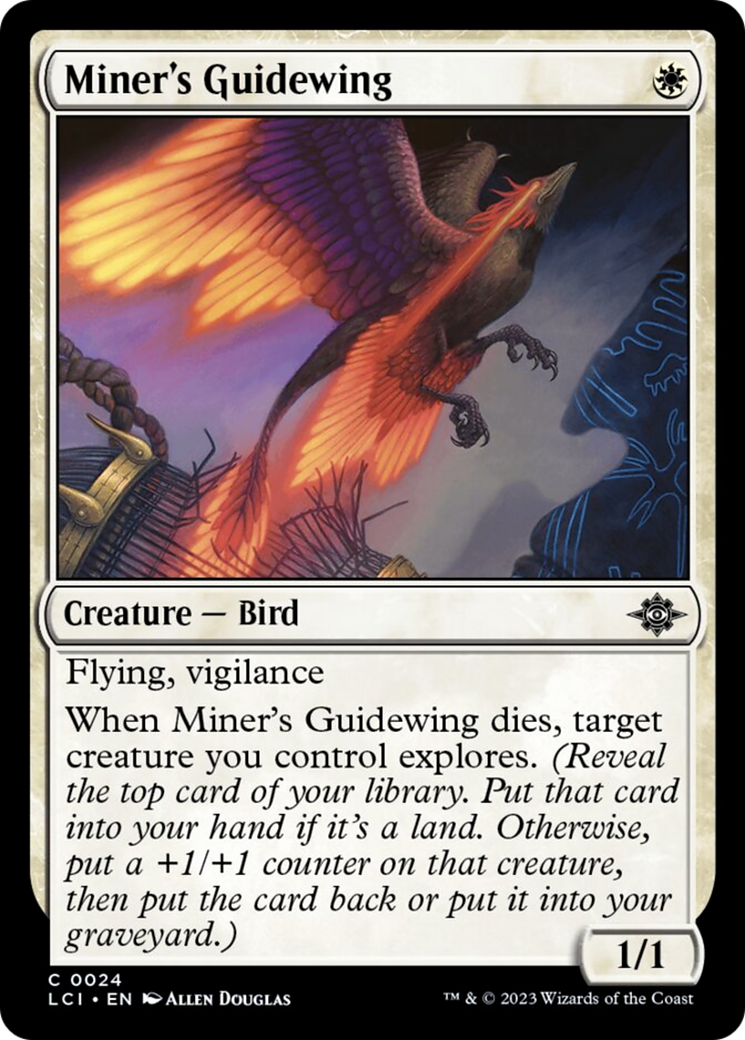 Miner's Guidewing [The Lost Caverns of Ixalan] [Foil]