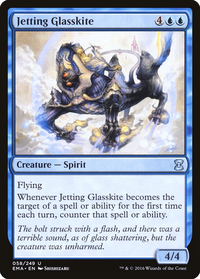 Jetting Glasskite [Eternal Masters] [Foil]