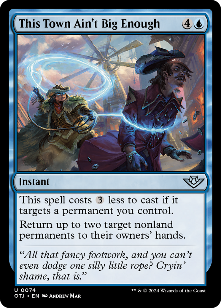 This Town Ain't Big Enough [Outlaws of Thunder Junction] [Foil]