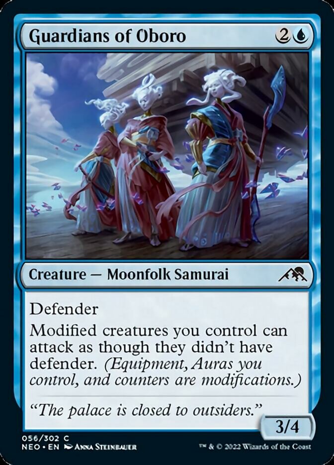 Guardians of Oboro [Kamigawa: Neon Dynasty] [Foil]