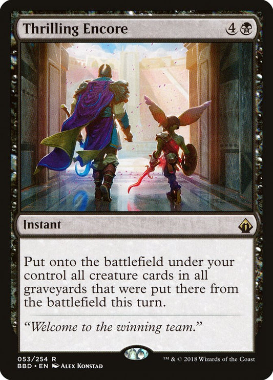 Thrilling Encore [Battlebond] [Foil]