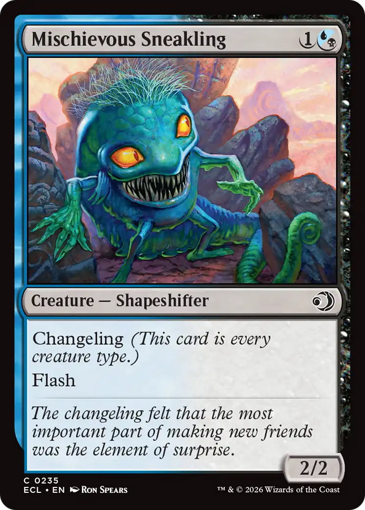 Mischievous Sneakling [Lorwyn Eclipsed] [Foil]