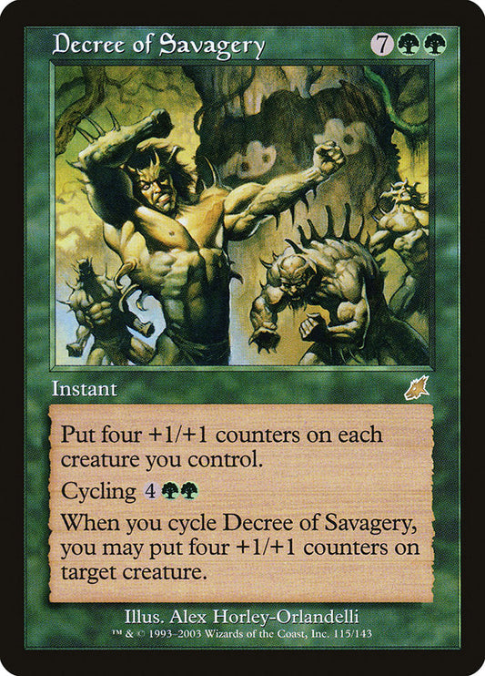Decree of Savagery [Scourge] [Foil]