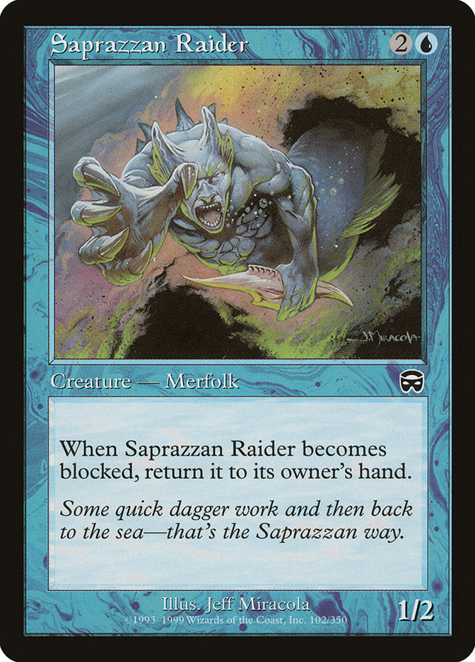 Saprazzan Raider [Mercadian Masques] [Foil]