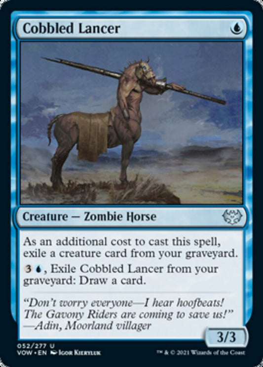 Cobbled Lancer [Innistrad: Crimson Vow] [Foil]