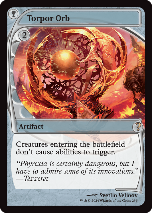 Torpor Orb (Future Sight) [Mystery Booster 2] [Foil]