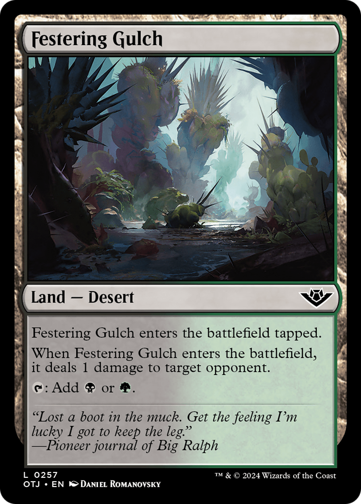 Festering Gulch [Outlaws of Thunder Junction] [Foil]