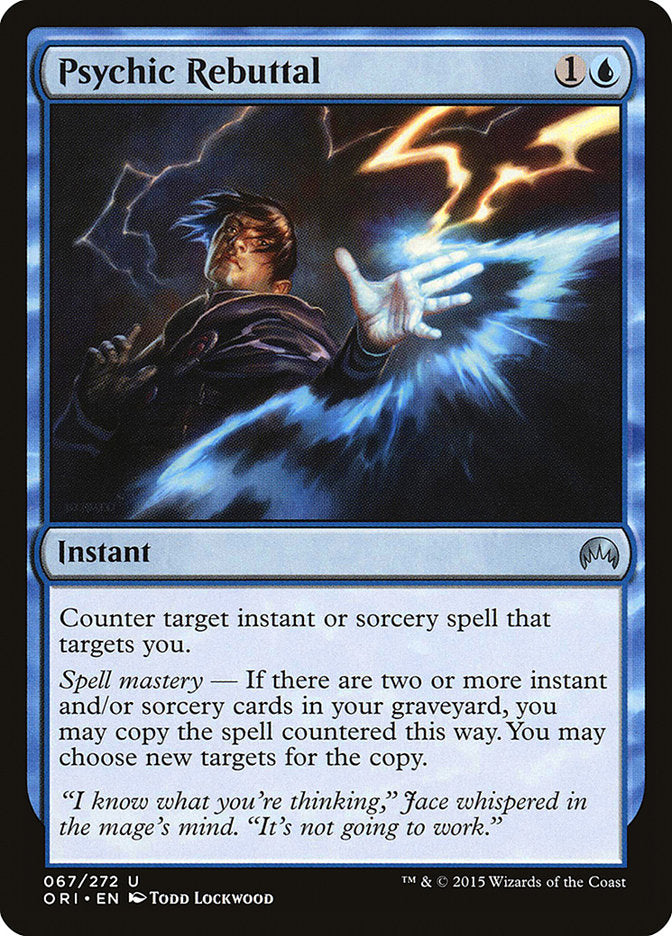 Psychic Rebuttal [Magic Origins] [Foil]