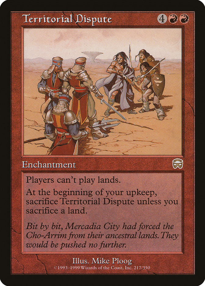 Territorial Dispute [Mercadian Masques] [Foil]