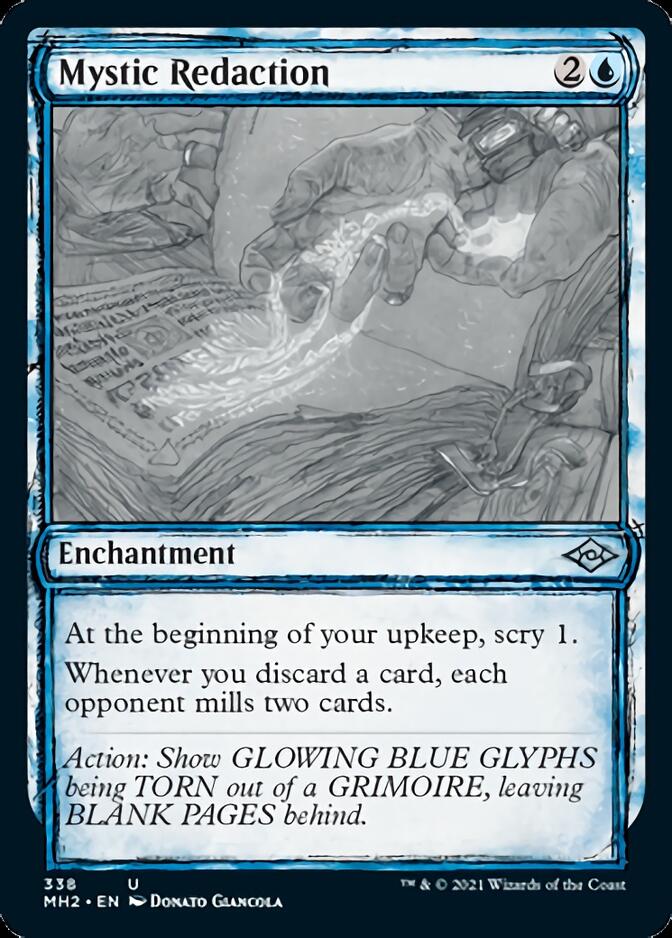 Mystic Redaction (Sketch) [Modern Horizons 2] [Foil]