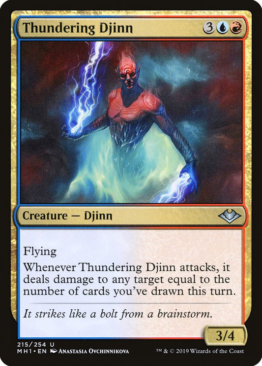 Thundering Djinn [Modern Horizons] [Foil]