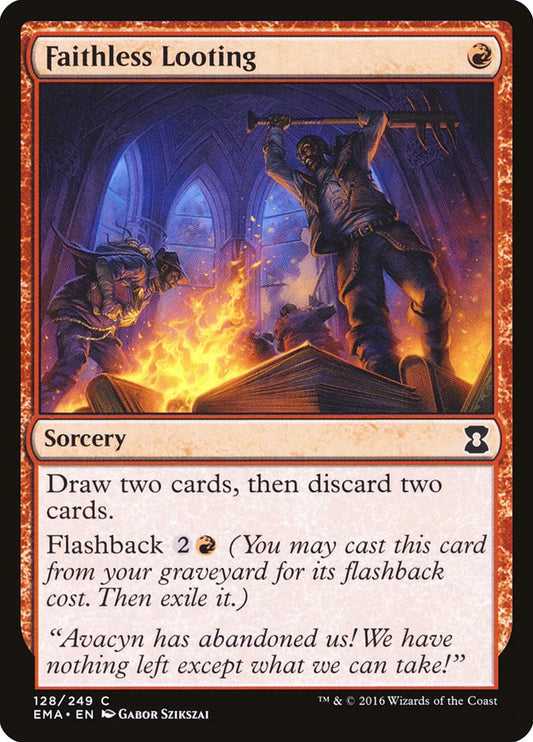 Faithless Looting [Eternal Masters] [Foil]