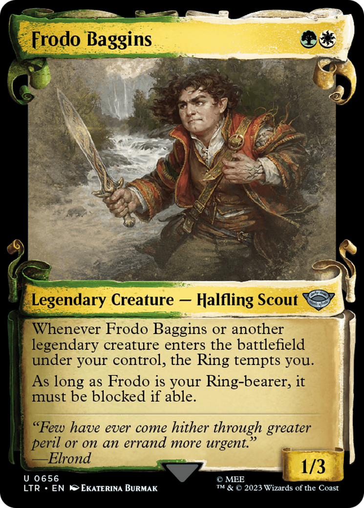 Frodo Baggins [The Lord of the Rings: Tales of Middle-Earth Showcase Scrolls] [Foil]