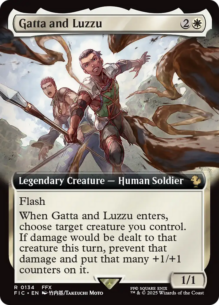 Gatta and Luzzu (Extended Art) [FINAL FANTASY Commander] [Foil]