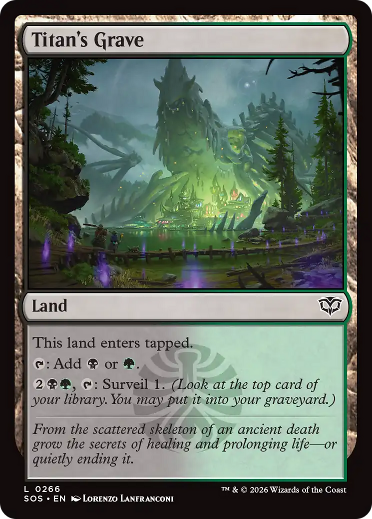 Titan's Grave [Secrets of Strixhaven] [Foil]