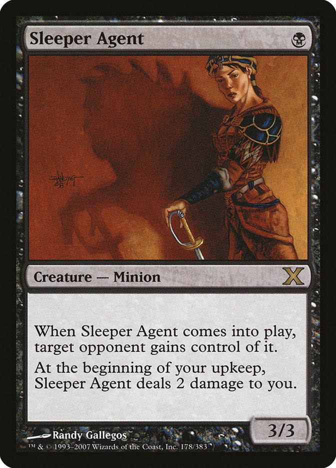 Sleeper Agent [Tenth Edition] [Foil]
