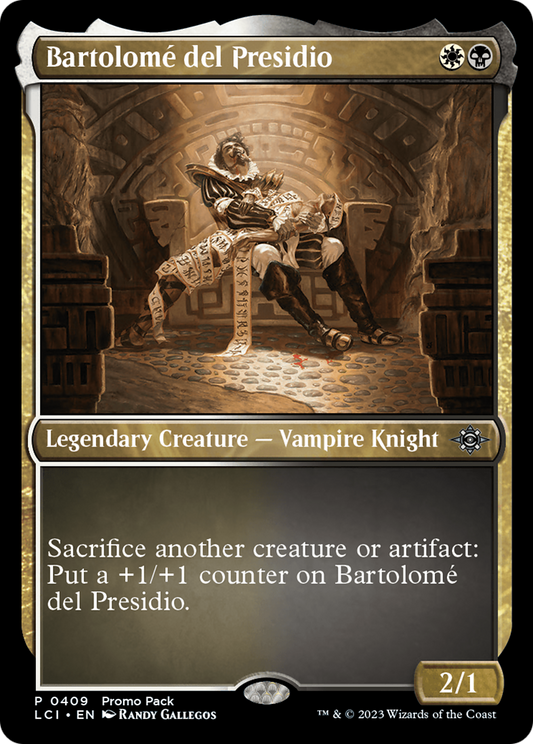 Bartolome del Presidio (Promo Pack) [The Lost Caverns of Ixalan Promos] [Foil]