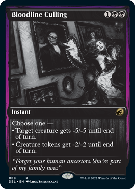 Bloodline Culling [Innistrad: Double Feature] [Foil]