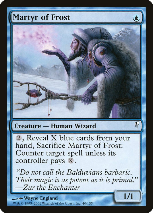 Martyr of Frost [Coldsnap] [Foil]
