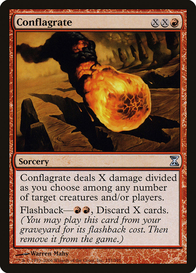 Conflagrate [Time Spiral] [Foil]