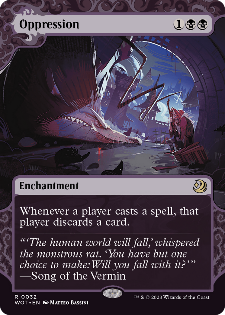 Oppression [Wilds of Eldraine: Enchanting Tales] [Foil]
