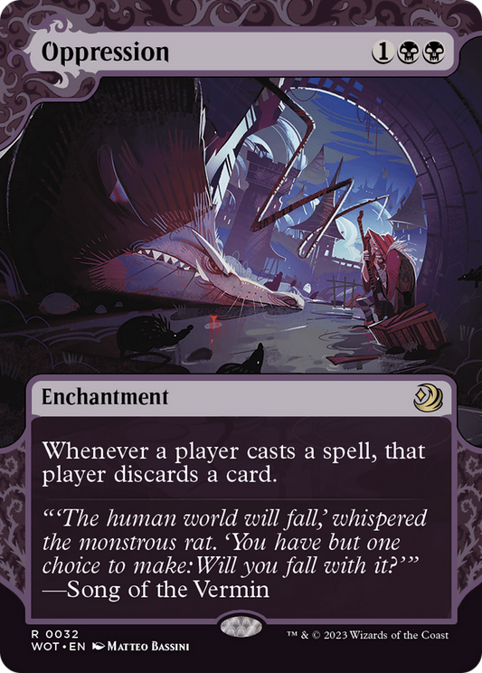 Oppression [Wilds of Eldraine: Enchanting Tales] [Foil]