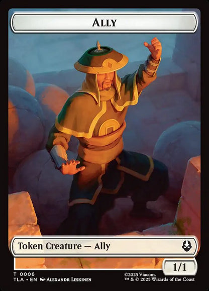 Ally 0006 // Clue 0017 Double-Sided [Avatar: The Last Airbender Tokens] [Foil]