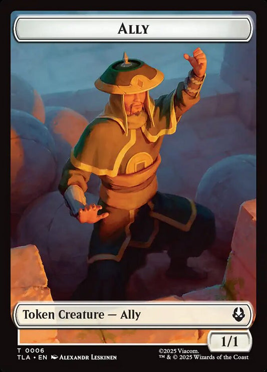 Ally 0006 // Clue 0017 Double-Sided [Avatar: The Last Airbender Tokens] [Foil]