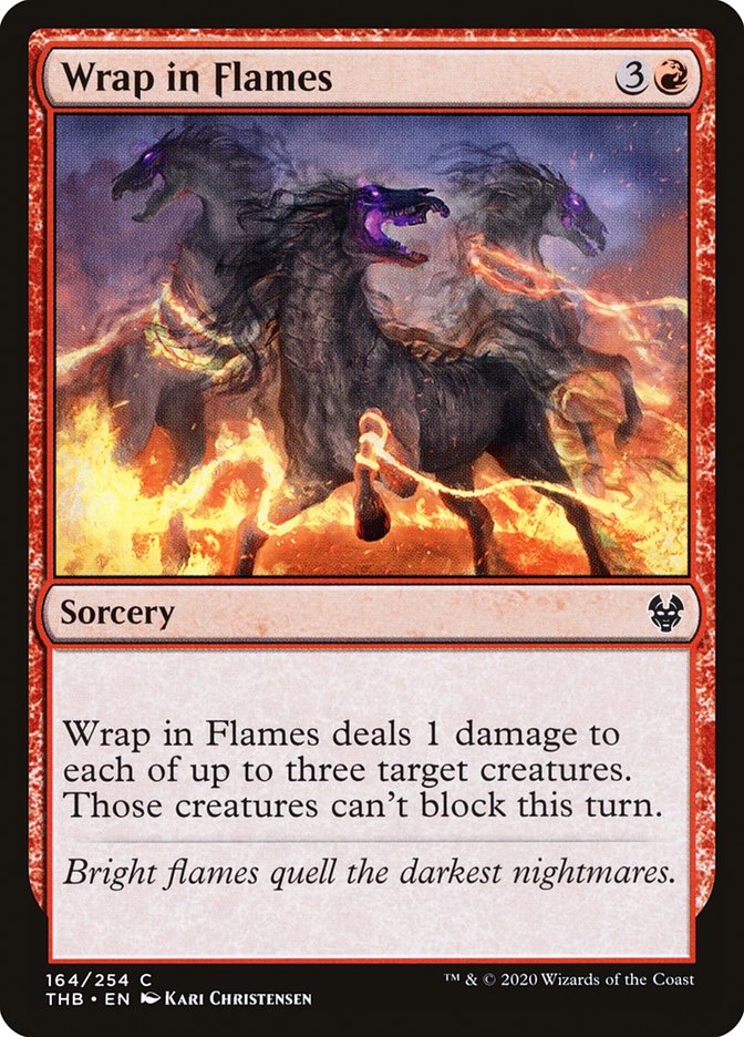 Wrap in Flames [Theros Beyond Death] [Foil]