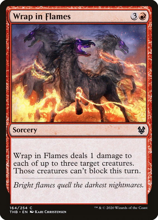 Wrap in Flames [Theros Beyond Death] [Foil]