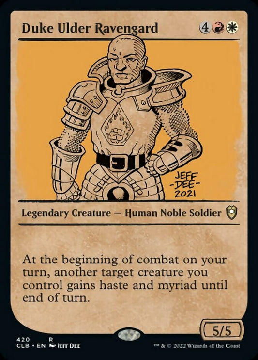 Duke Ulder Ravengard (Showcase) [Commander Legends: Battle for Baldur's Gate] [Foil]