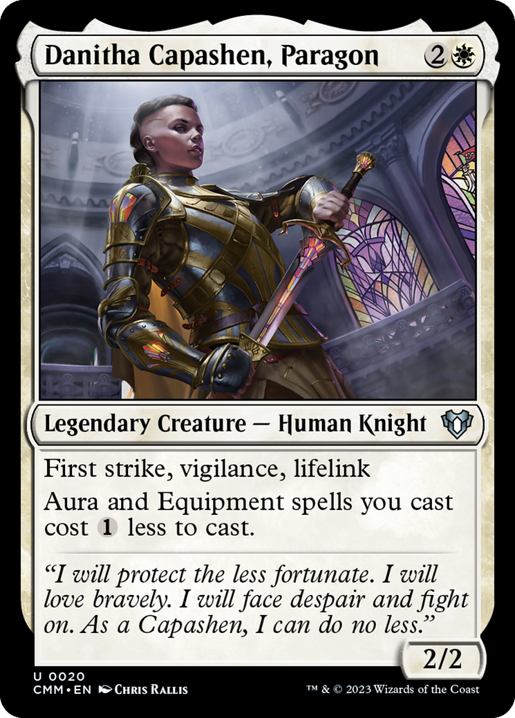 Danitha Capashen, Paragon [Commander Masters] [Foil]