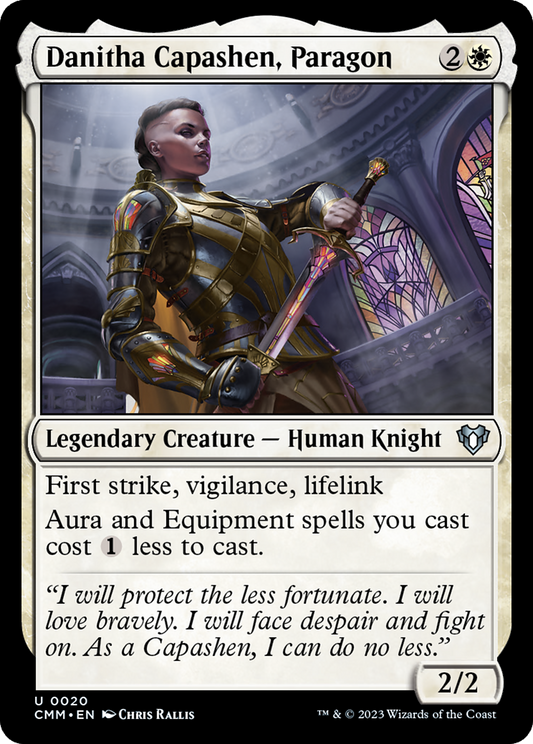Danitha Capashen, Paragon [Commander Masters] [Foil]
