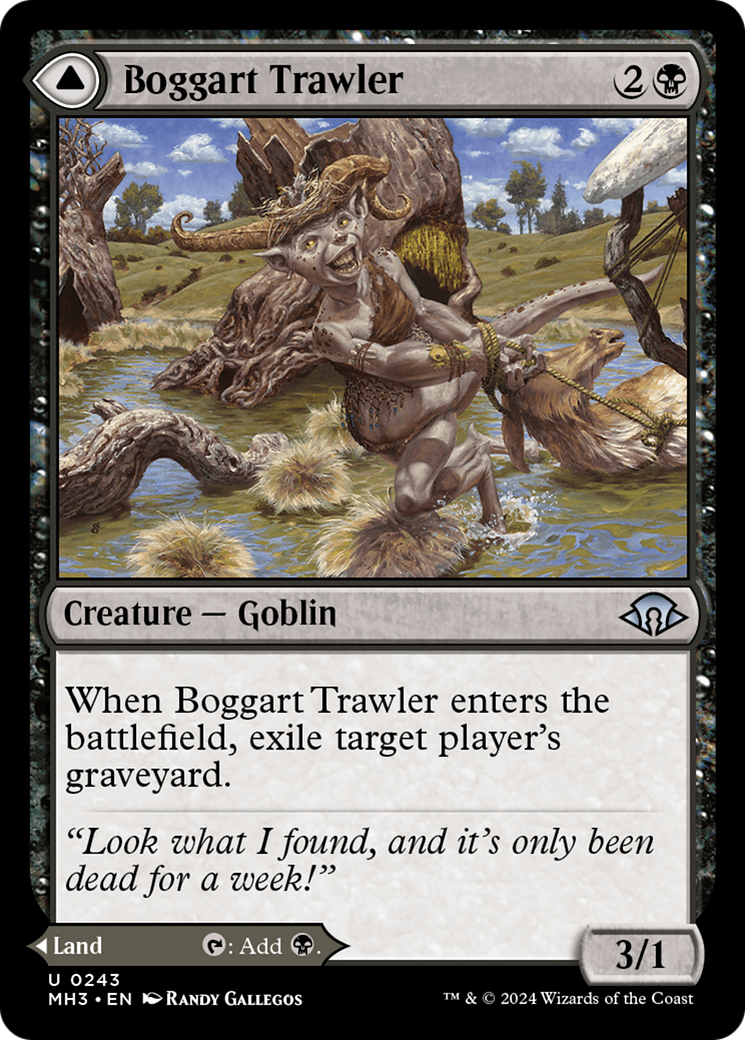 Boggart Trawler // Boggart Bog [Modern Horizons 3] [Foil]