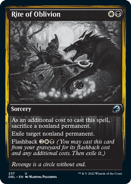 Rite of Oblivion [Innistrad: Double Feature] [Foil]