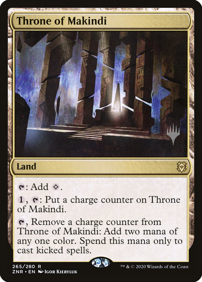 Throne of Makindi (Promo Pack) [Zendikar Rising Promos] [Foil]