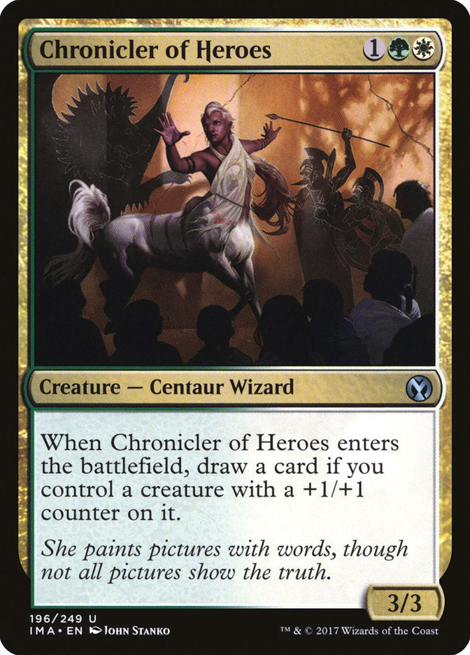 Chronicler of Heroes [Iconic Masters] [Foil]