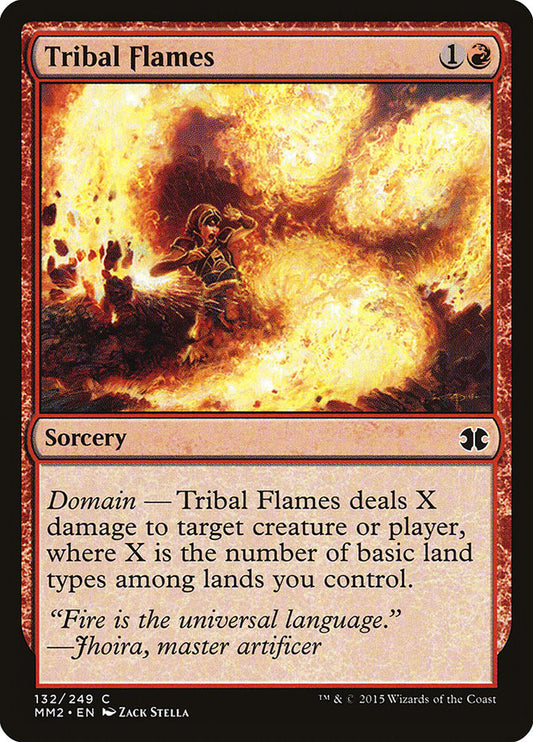 Tribal Flames [Modern Masters 2015] [Foil]