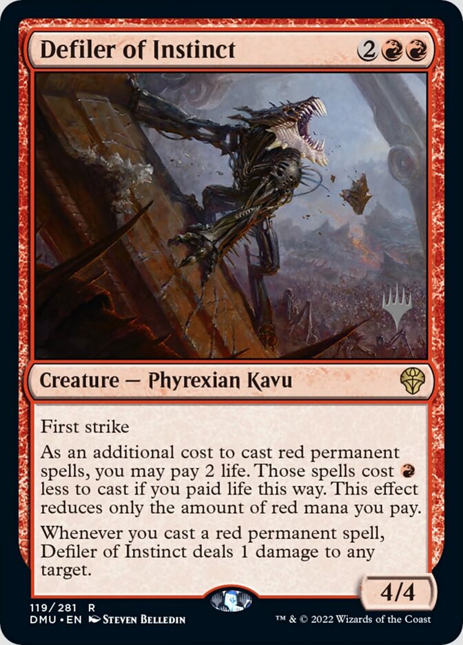 Defiler of Instinct (Promo Pack) [Dominaria United Promos] [Foil]