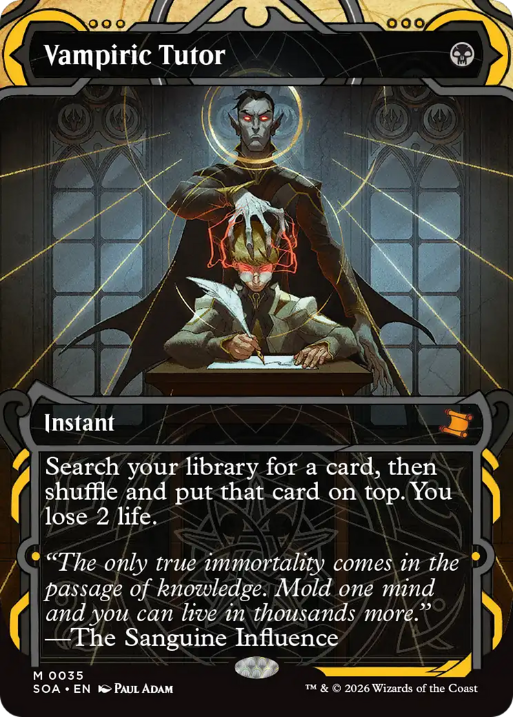 Vampiric Tutor [Secrets of Strixhaven: Mystical Archive] [Foil]