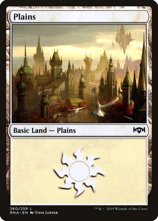 Plains (260) [Ravnica Allegiance] [Foil]